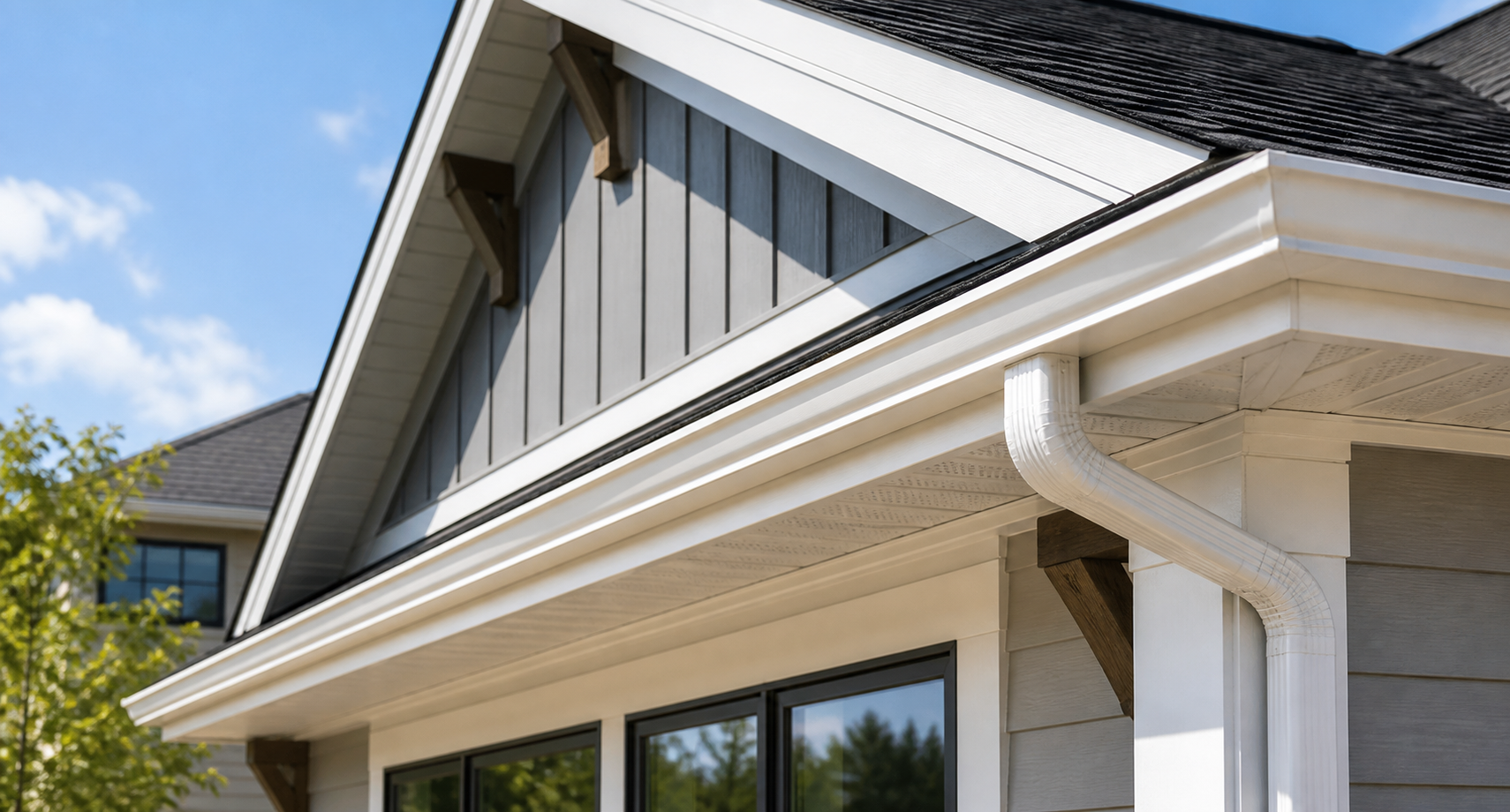 Premium fascia and trim installation — PeakFlow Charlotte NC