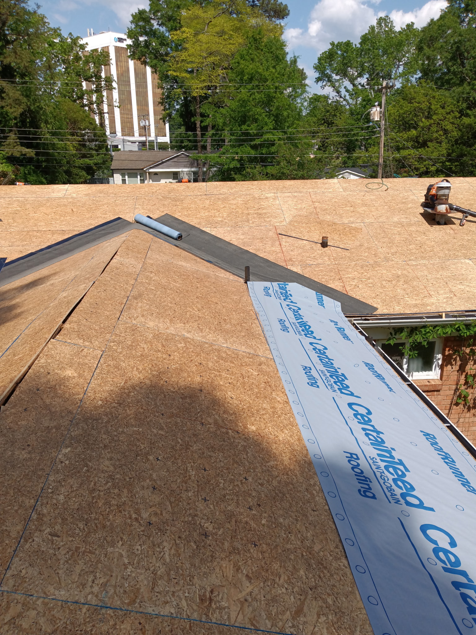 CertainTeed underlayment installation — Charlotte NC